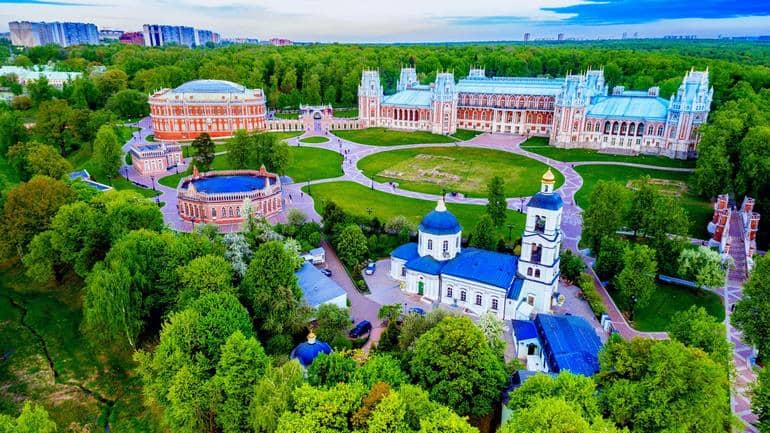 پنج مکان رایگان مسکو