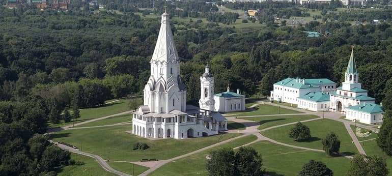 پنج مکان رایگان مسکو