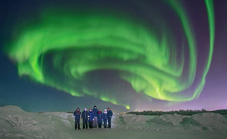 شفق قطبی در روسیه