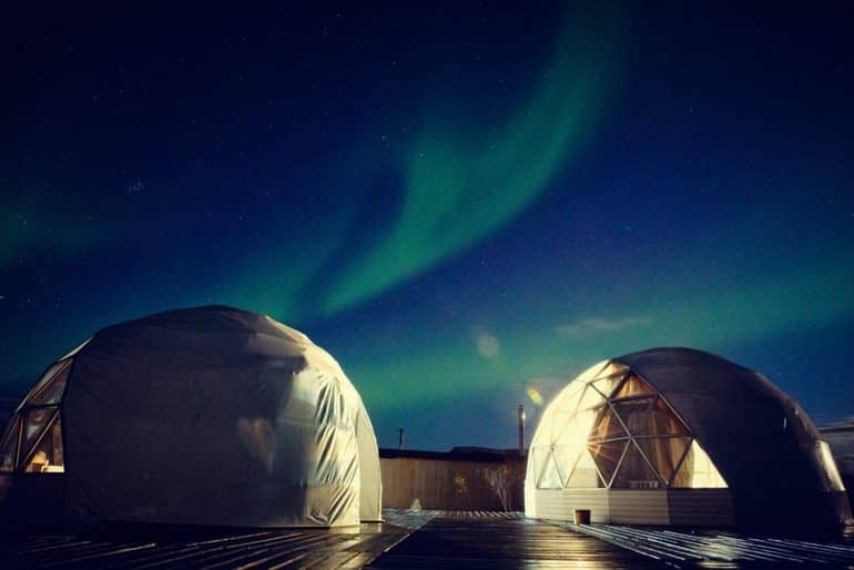 شفق قطبی در روسیه